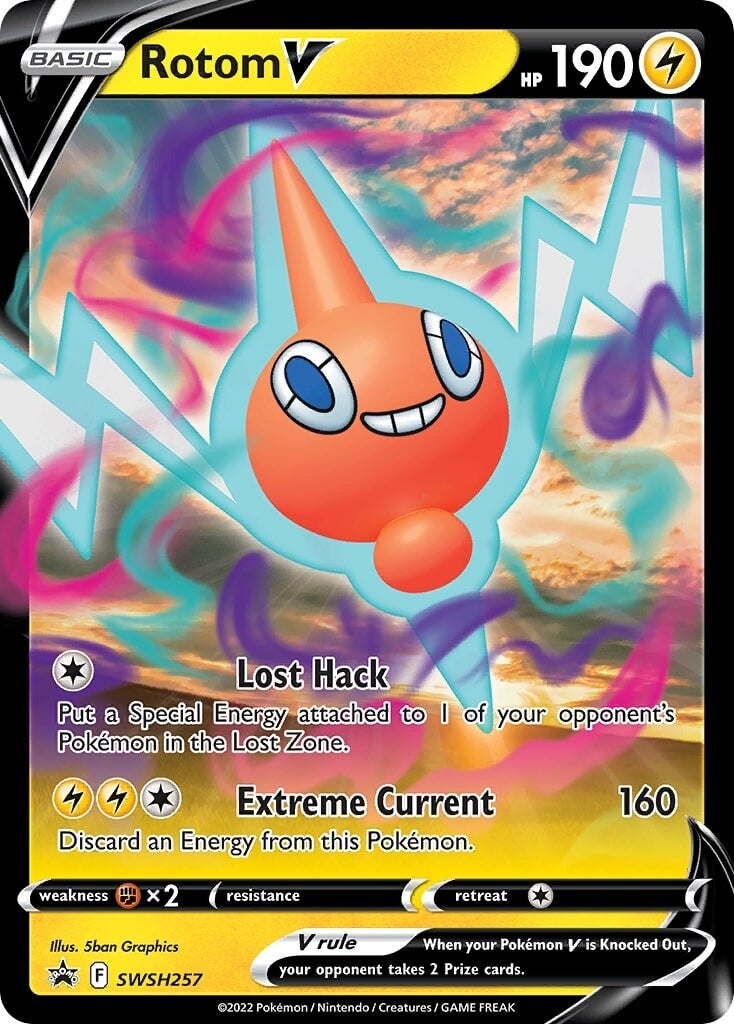 Rotom V (SWSH257) [Sword & Shield: Black Star Promos] | Exor Games Truro