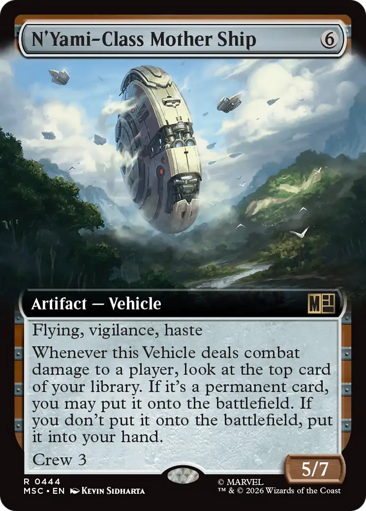 N'Yami-Class Mother Ship (Extended Art) [Marvel Super Heroes Commander] | Exor Games Truro