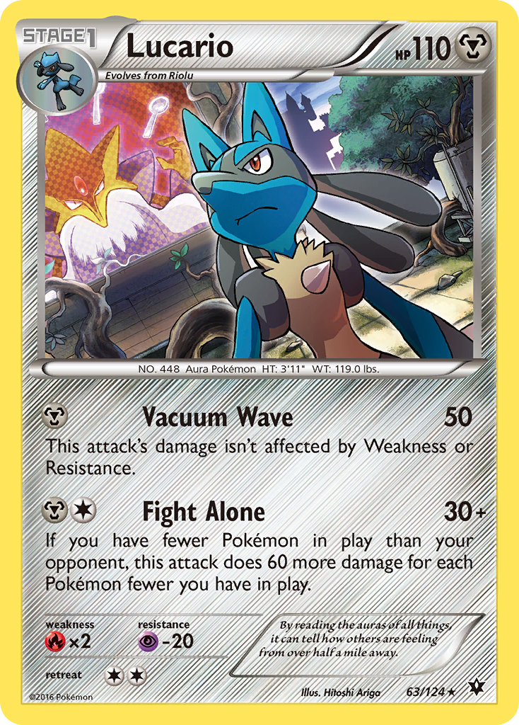 Lucario (63/124) [XY: Fates Collide] | Exor Games Truro