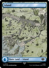 Island (0715) (Surge Foil) [The Lord of the Rings: Tales of Middle-Earth] | Exor Games Truro