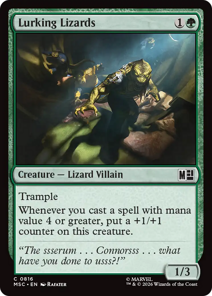 Lurking Lizards [Marvel Super Heroes Commander] | Exor Games Truro