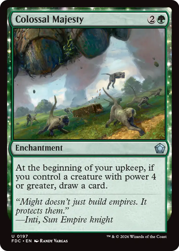 Colossal Majesty [Foundations Commander] | Exor Games Truro