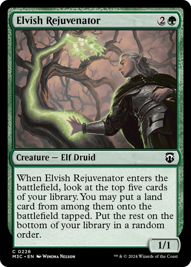 Elvish Rejuvenator (Ripple Foil) [Modern Horizons 3 Commander] | Exor Games Truro