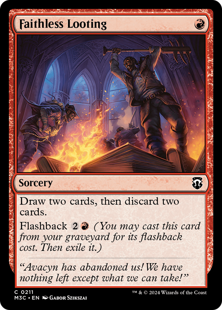 Faithless Looting [Modern Horizons 3 Commander] | Exor Games Truro
