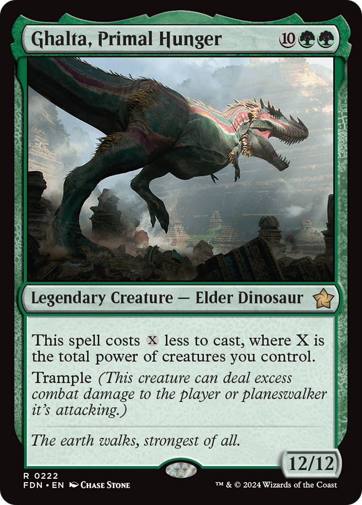 Ghalta, Primal Hunger [Foundations] | Exor Games Truro