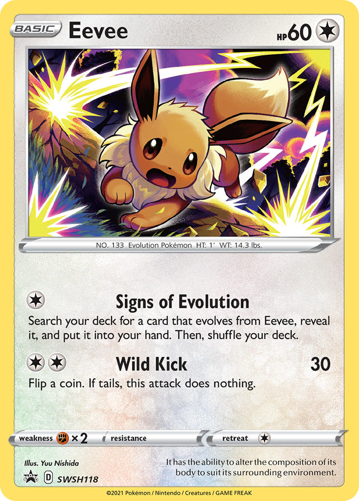 Eevee (SWSH118) [Sword & Shield: Black Star Promos] | Exor Games Truro