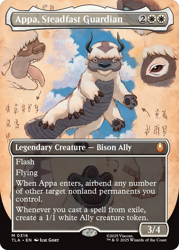 Appa, Steadfast Guardian (Borderless) [Avatar: The Last Airbender] | Exor Games Truro