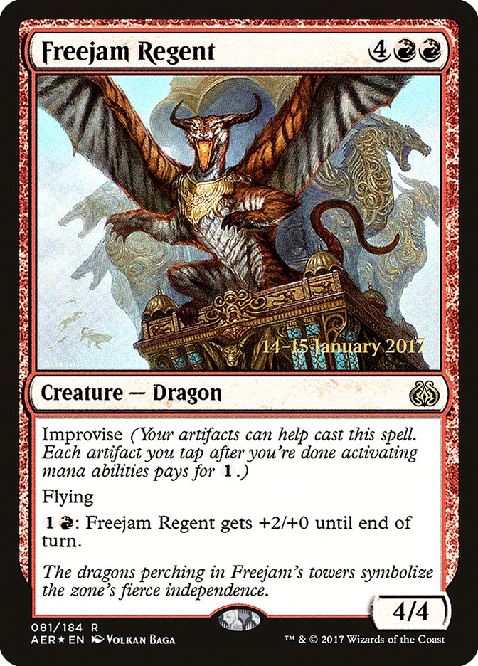 Freejam Regent [Aether Revolt Prerelease Promos] | Exor Games Truro