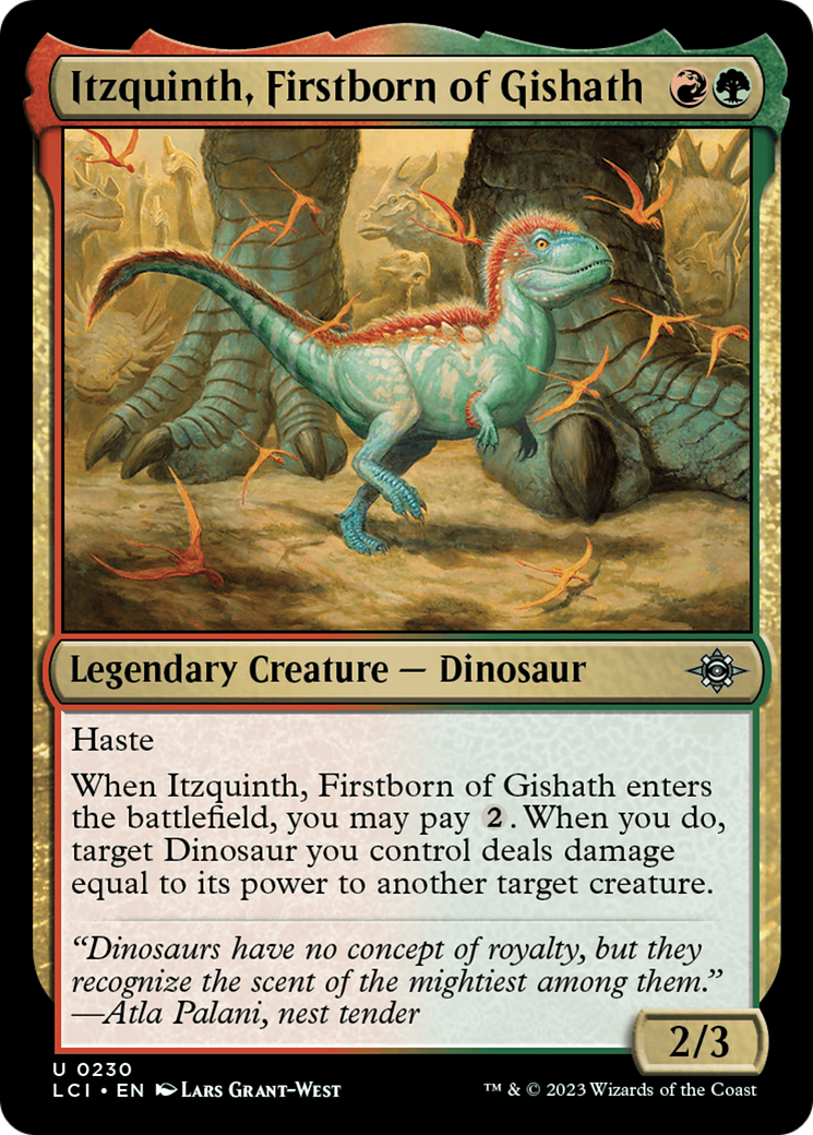 Itzquinth, Firstborn of Gishath [The Lost Caverns of Ixalan] | Exor Games Truro