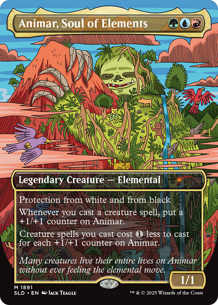 Animar, Soul of Elements (Rainbow Foil) [Secret Lair Drop Series] | Exor Games Truro