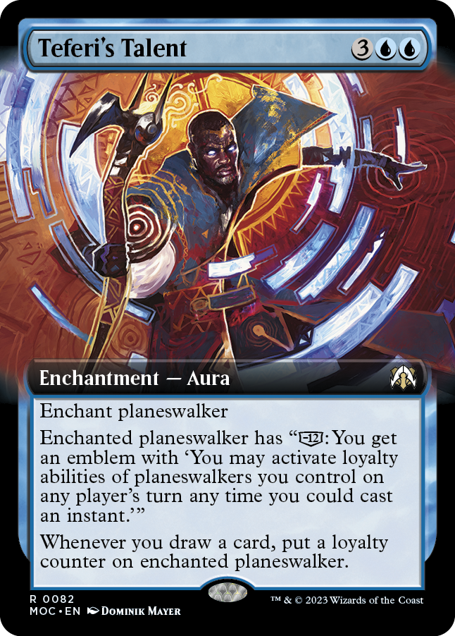 Teferi's Talent (Extended Art) [March of the Machine Commander] | Exor Games Truro