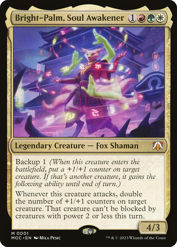 Bright-Palm, Soul Awakener [March of the Machine Commander] | Exor Games Truro