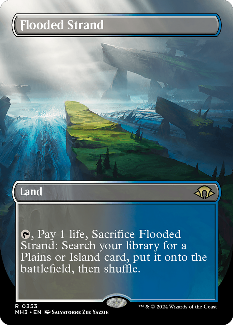 Flooded Strand (Borderless) [Modern Horizons 3] | Exor Games Truro