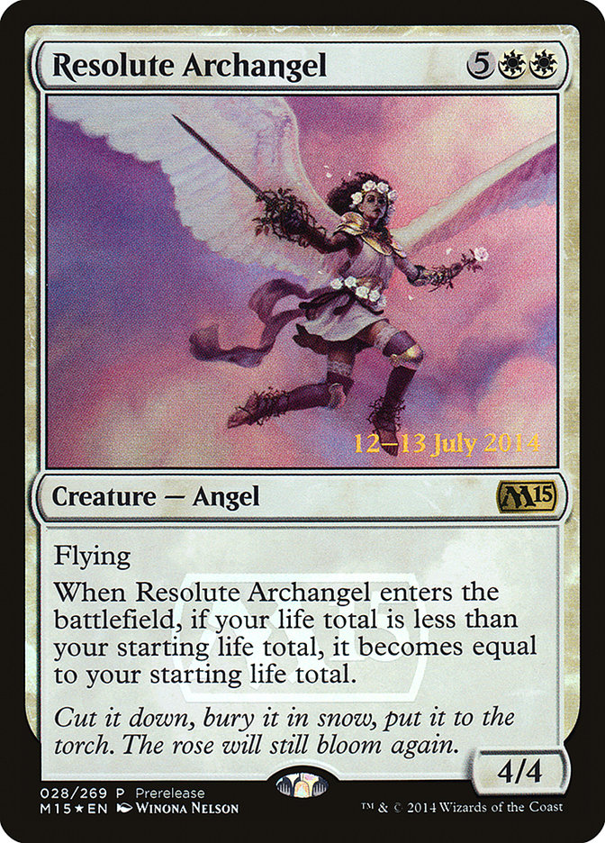 Resolute Archangel [Magic 2015 Prerelease Promos] | Exor Games Truro