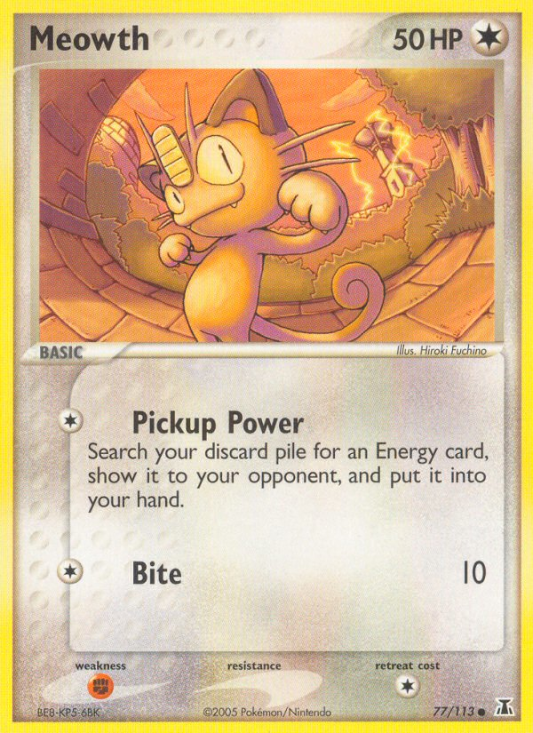 Meowth (77/113) [EX: Delta Species] | Exor Games Truro