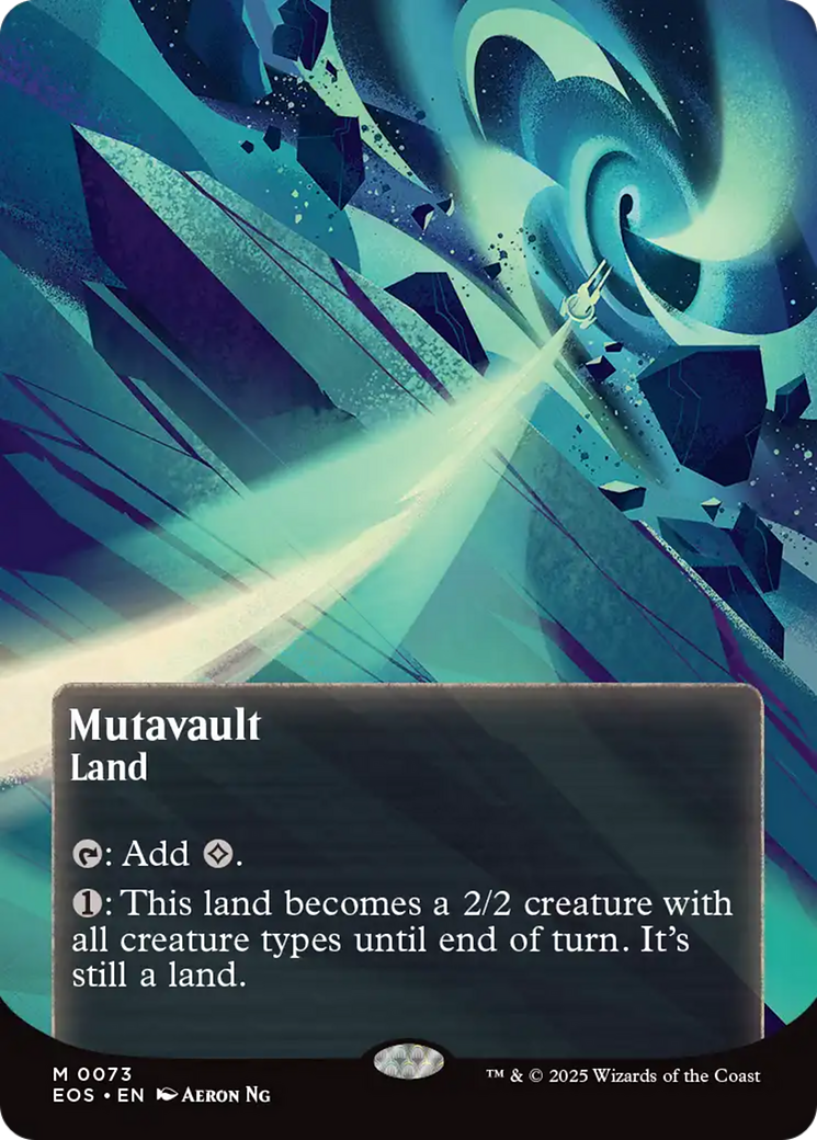 Mutavault (0073) (Borderless) [Edge of Eternities: Stellar Sights] | Exor Games Truro
