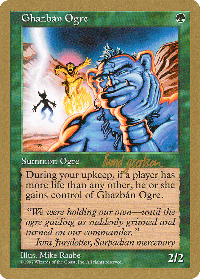 Ghazban Ogre (Svend Geertsen) [World Championship Decks 1997] | Exor Games Truro