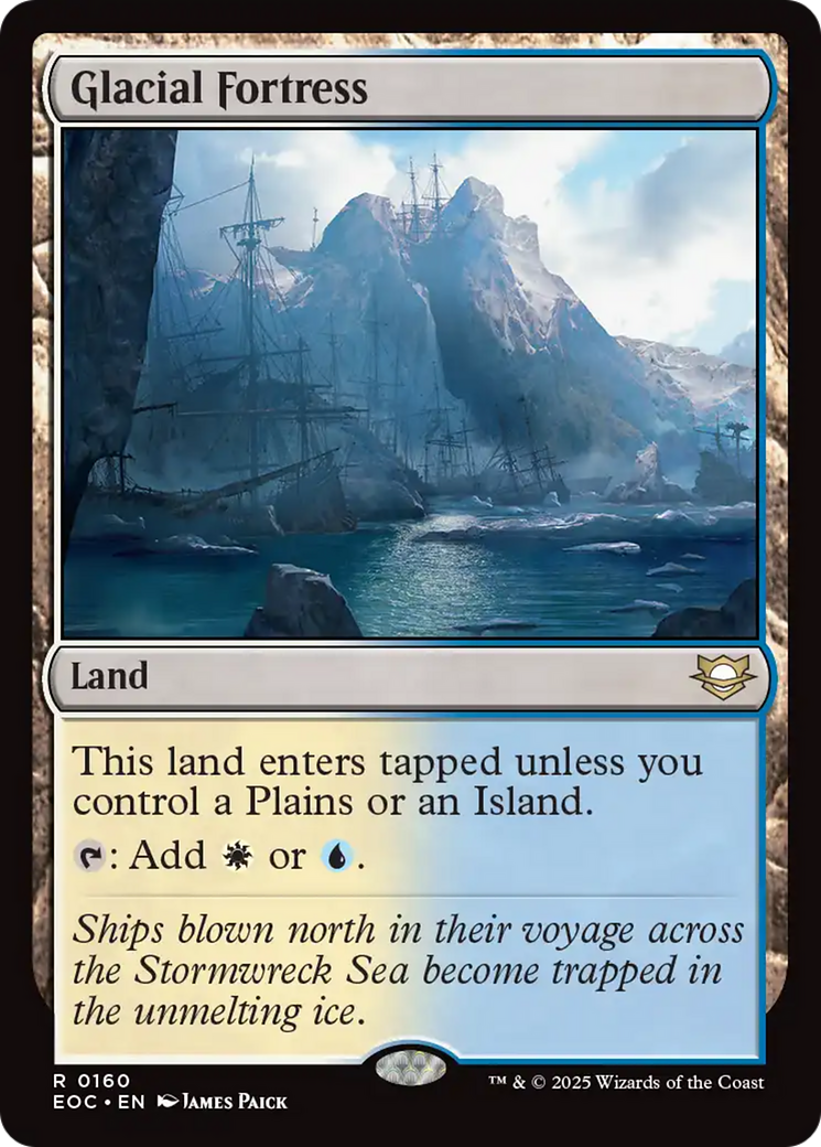 Glacial Fortress [Edge of Eternities Commander] | Exor Games Truro