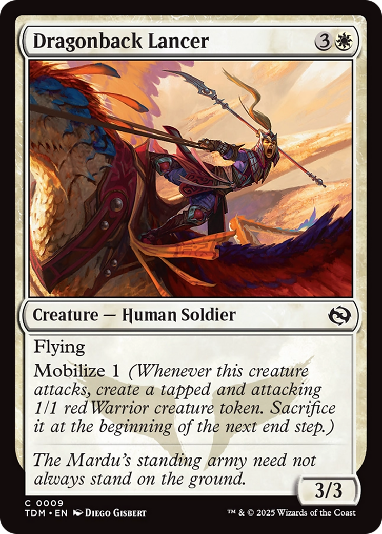 Dragonback Lancer [Tarkir: Dragonstorm] | Exor Games Truro