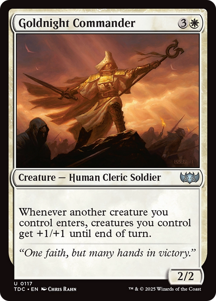 Goldnight Commander [Tarkir: Dragonstorm Commander] | Exor Games Truro