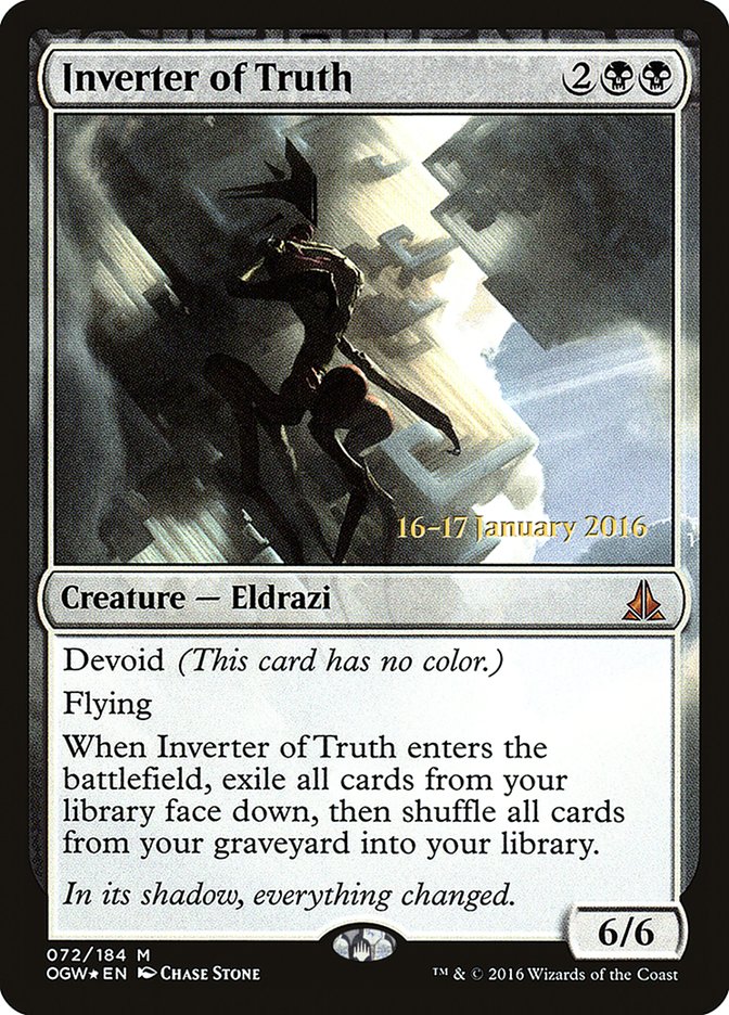 Inverter of Truth [Oath of the Gatewatch Prerelease Promos] | Exor Games Truro