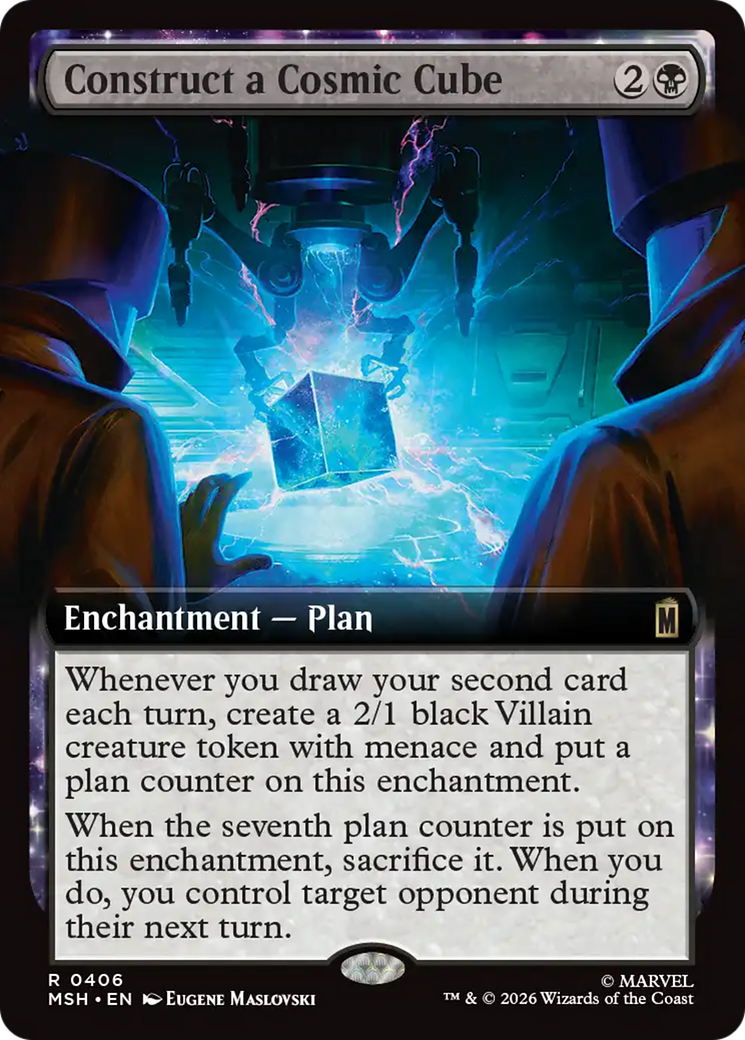 Construct a Cosmic Cube (Extended Art) [Marvel Super Heroes] | Exor Games Truro