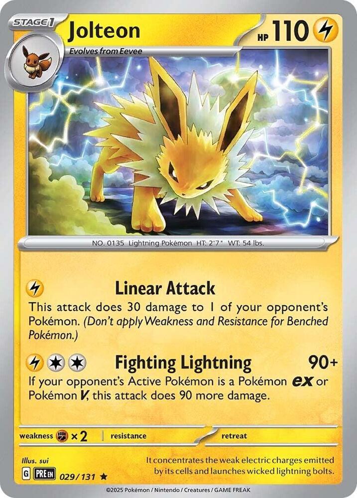 Jolteon (029/131) [Scarlet & Violet: Prismatic Evolutions] | Exor Games Truro