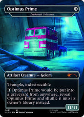 Darksteel Colossus - Optimus Prime (Borderless) [Secret Lair Drop Series] | Exor Games Truro