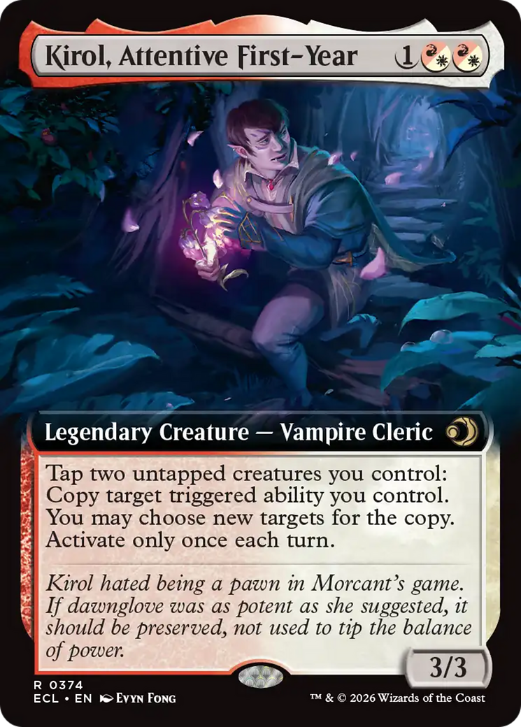 Kirol, Attentive First-Year (Extended Art) [Lorwyn Eclipsed] | Exor Games Truro
