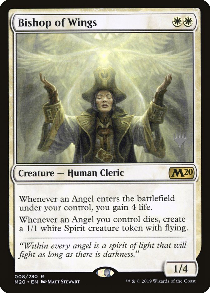 Bishop of Wings (Promo Pack) [Core Set 2020 Promos] | Exor Games Truro