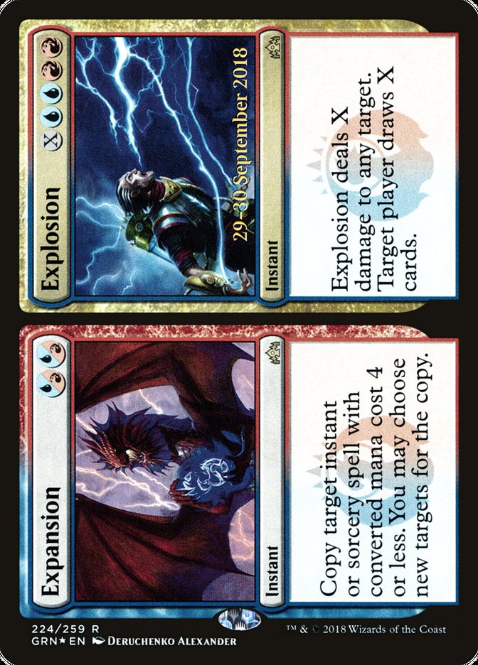 Expansion // Explosion [Guilds of Ravnica Prerelease Promos] | Exor Games Truro