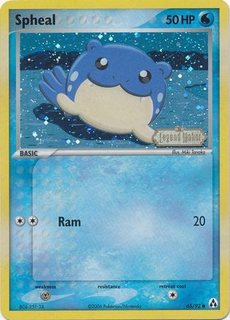Spheal (65/92) (Stamped) [EX: Legend Maker] | Exor Games Truro