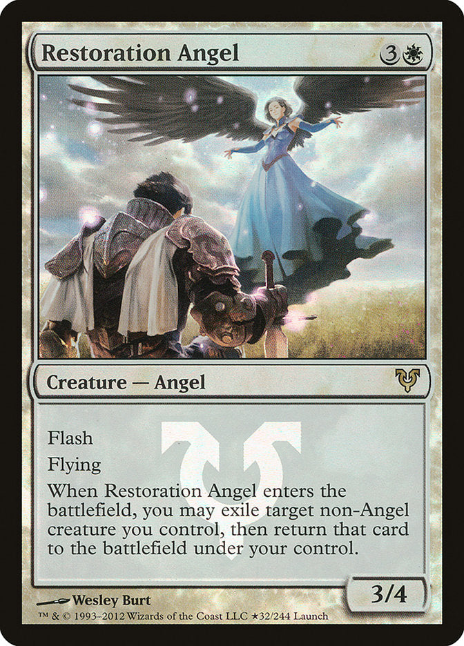 Restoration Angel (Launch) [Avacyn Restored Prerelease Promos] | Exor Games Truro