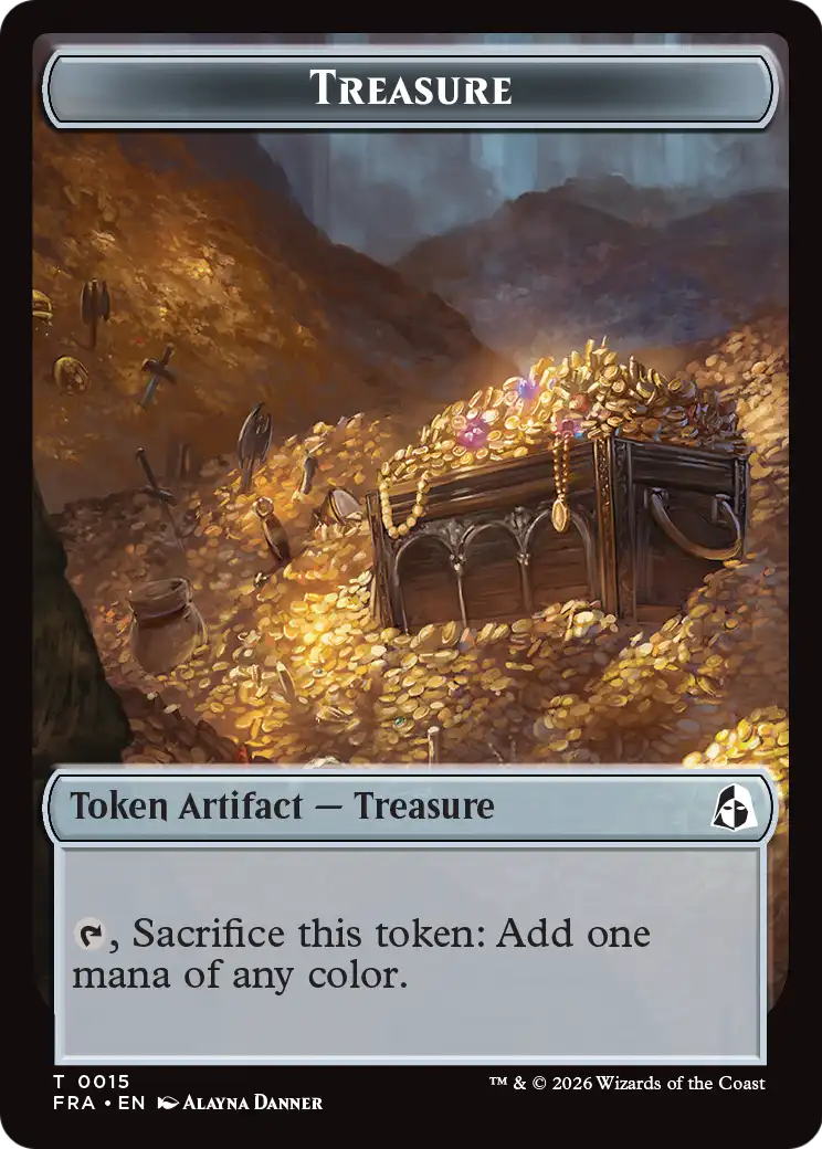 Angel (0003) // Treasure Double-Sided Token [Reality Fracture Tokens] | Exor Games Truro