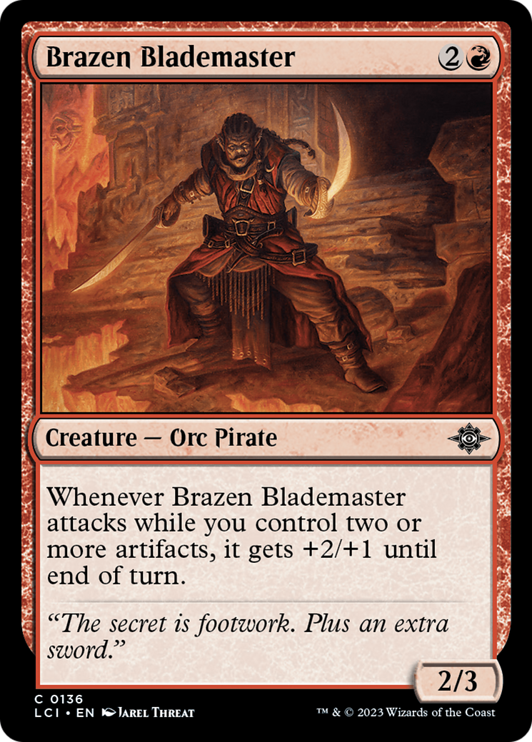 Brazen Blademaster [The Lost Caverns of Ixalan] | Exor Games Truro