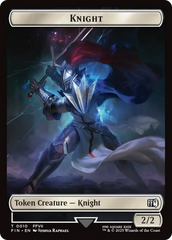 Hero (0002) // Knight Double-Sided Token [FINAL FANTASY Tokens] | Exor Games Truro