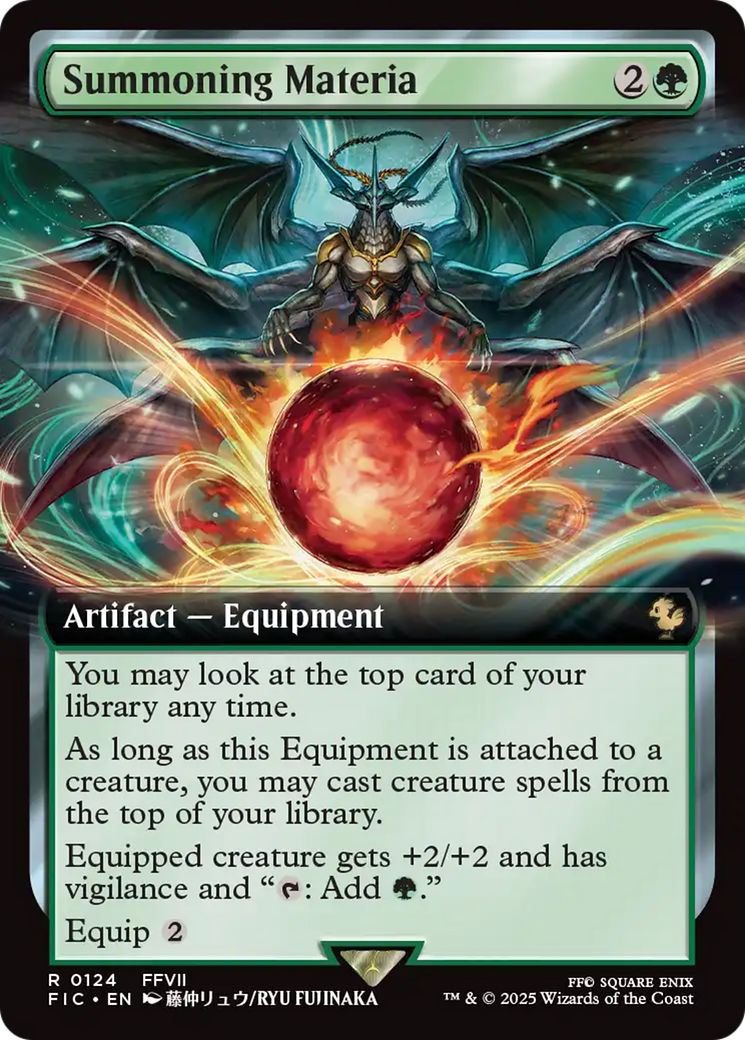 Summoning Materia (Extended Art) [FINAL FANTASY Commander] | Exor Games Truro