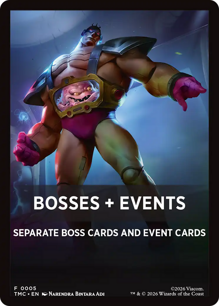 Bosses + Events [Teenage Mutant Ninja Turtles Commander Tokens] | Exor Games Truro