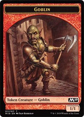 Goblin // Thopter Double-Sided Token (Game Night) [Core Set 2019 Tokens] | Exor Games Truro