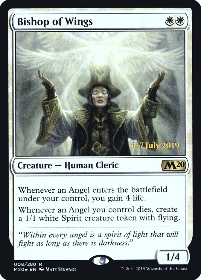 Bishop of Wings [Core Set 2020 Prerelease Promos] | Exor Games Truro