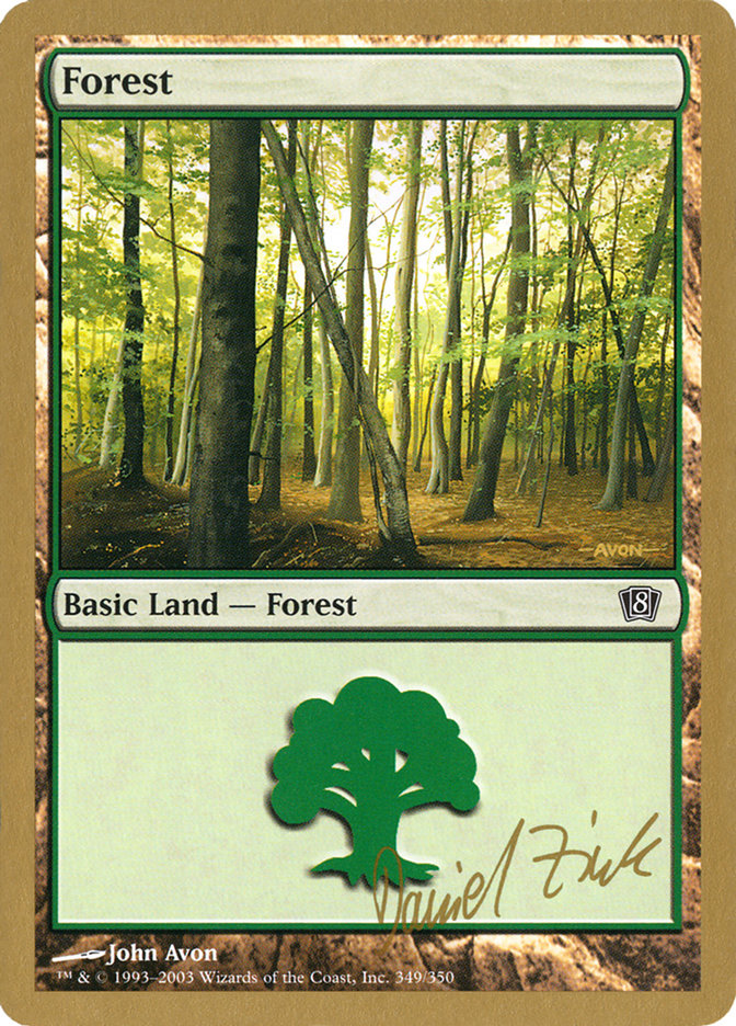 Forest (dz349) (Daniel Zink) [World Championship Decks 2003] | Exor Games Truro