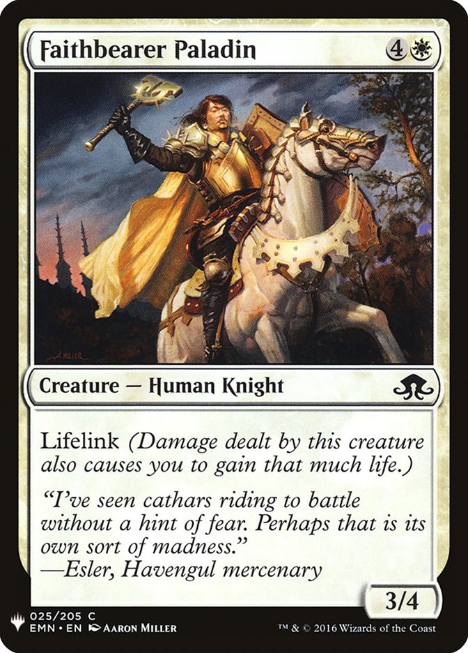 Faithbearer Paladin [Mystery Booster] | Exor Games Truro