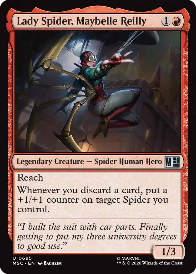 Lady Spider, Maybelle Reilly [Marvel Super Heroes Commander] | Exor Games Truro