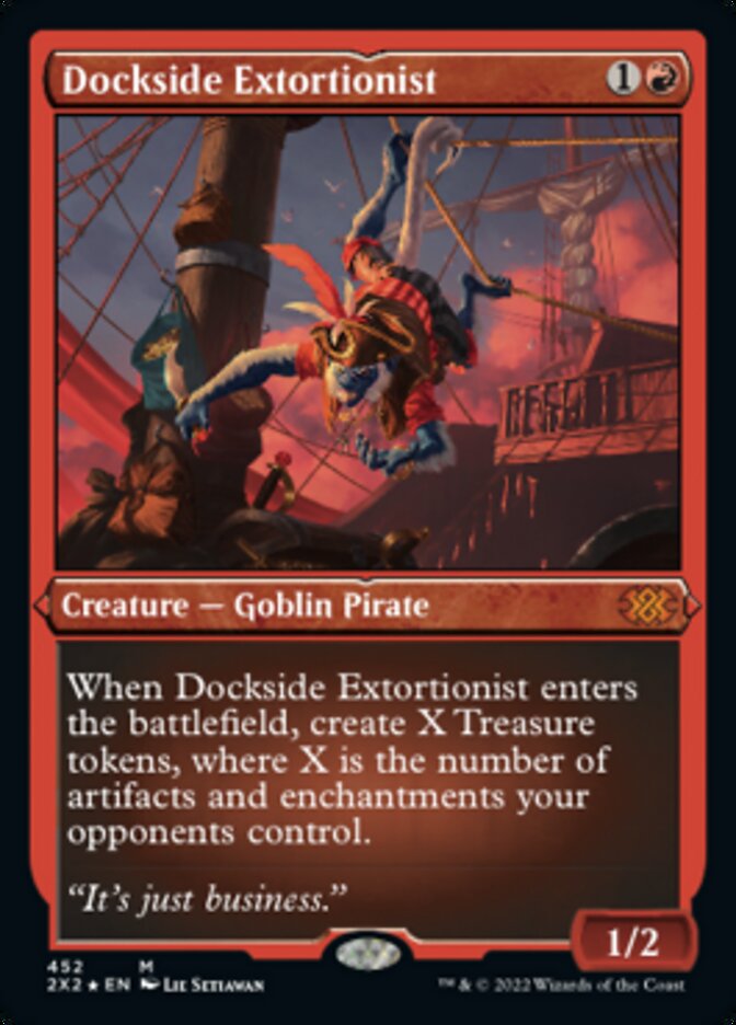 Dockside Extortionist (Foil Etched) [Double Masters 2022] | Exor Games Truro