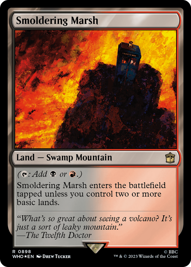 Smoldering Marsh (Surge Foil) [Doctor Who] | Exor Games Truro