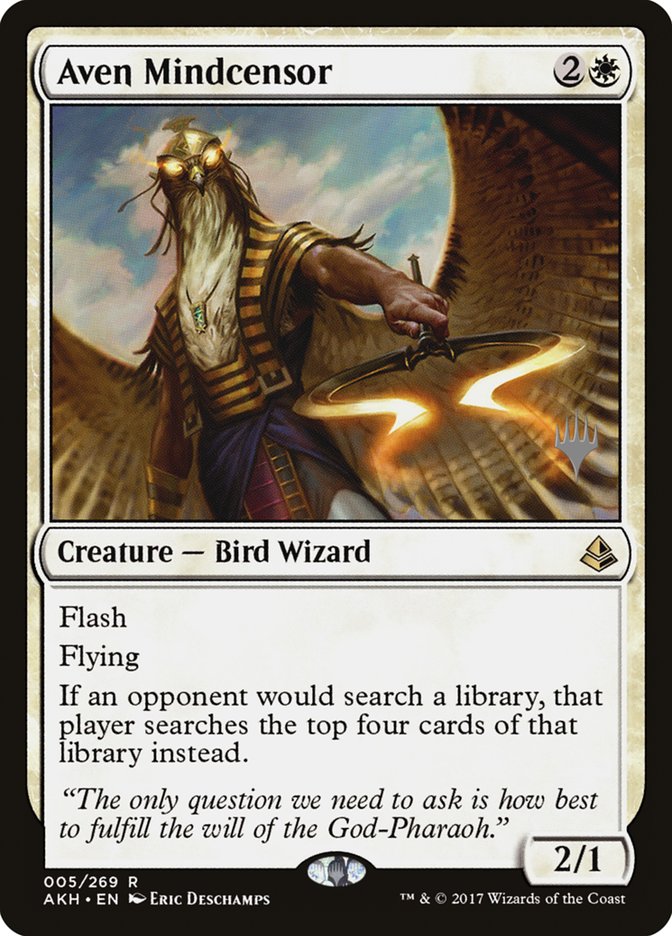 Aven Mindcensor (Promo Pack) [Amonkhet Promos] | Exor Games Truro