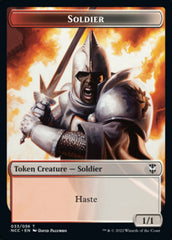 Soldier (33) // Devil Double-Sided Token [Streets of New Capenna Commander Tokens] | Exor Games Truro