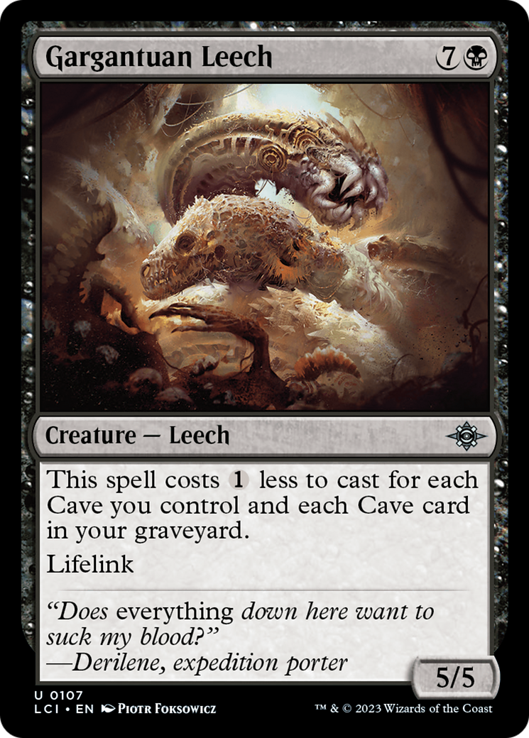 Gargantuan Leech [The Lost Caverns of Ixalan] | Exor Games Truro