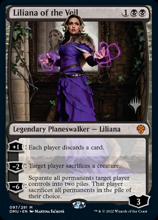 Liliana of the Veil (Promo Pack) [Dominaria United Promos] | Exor Games Truro