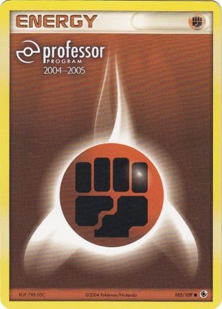 Fighting Energy (105/109) (2004 2005) [Professor Program Promos] | Exor Games Truro